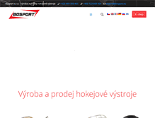 Tablet Screenshot of bosport.cz